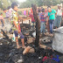 शॉर्ट सर्किट से आग लगने से 2 परिवारों के नगदी सहित लाखों का सामान जलकर राख