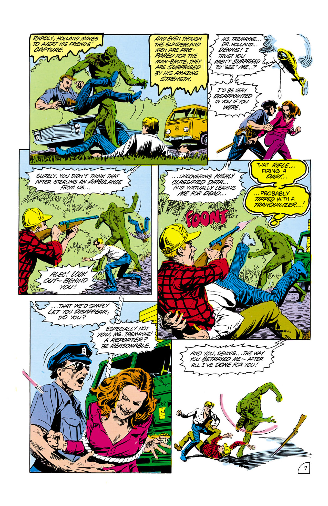Read online Swamp Thing (1982) comic -  Issue #6 - 8