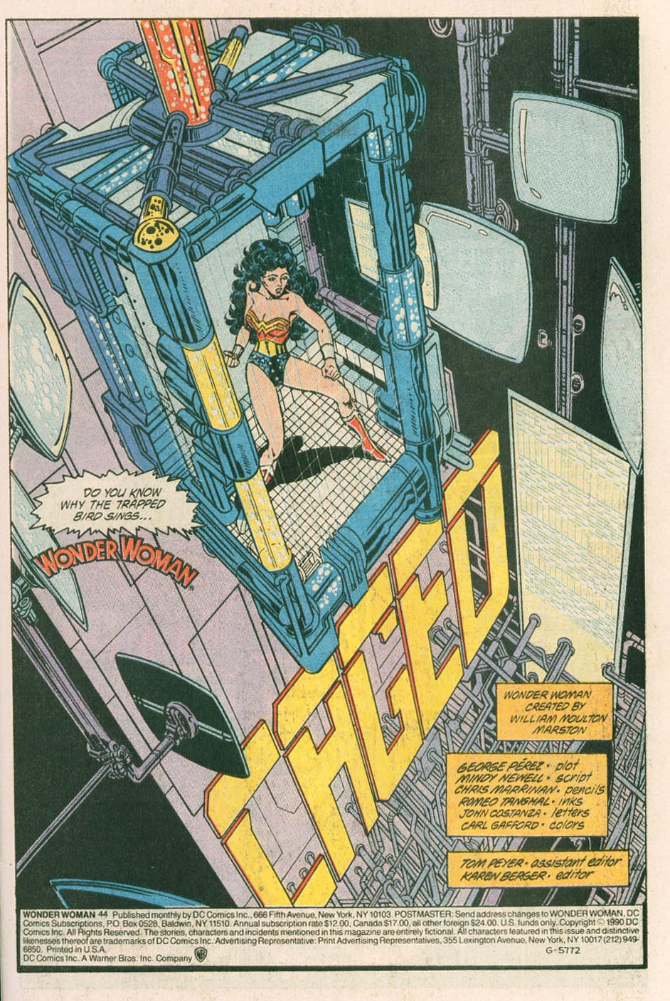 Read online Wonder Woman (1987) comic - Issue #44 - 3