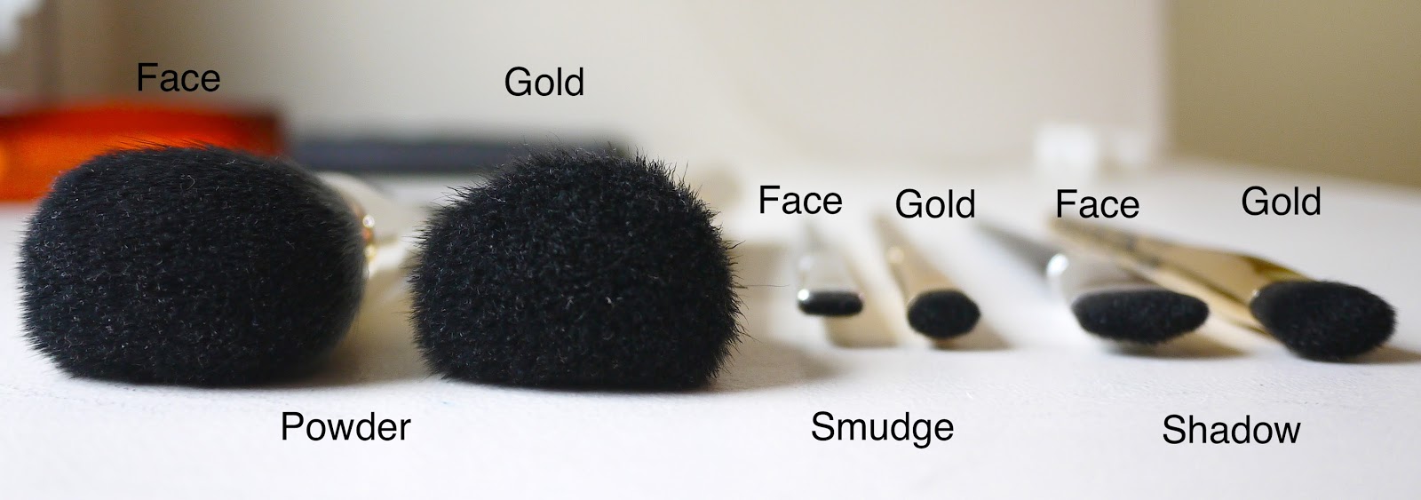 Sephora Face the Day: Full Face Brush Set and Gold Den Brush Set review comparison