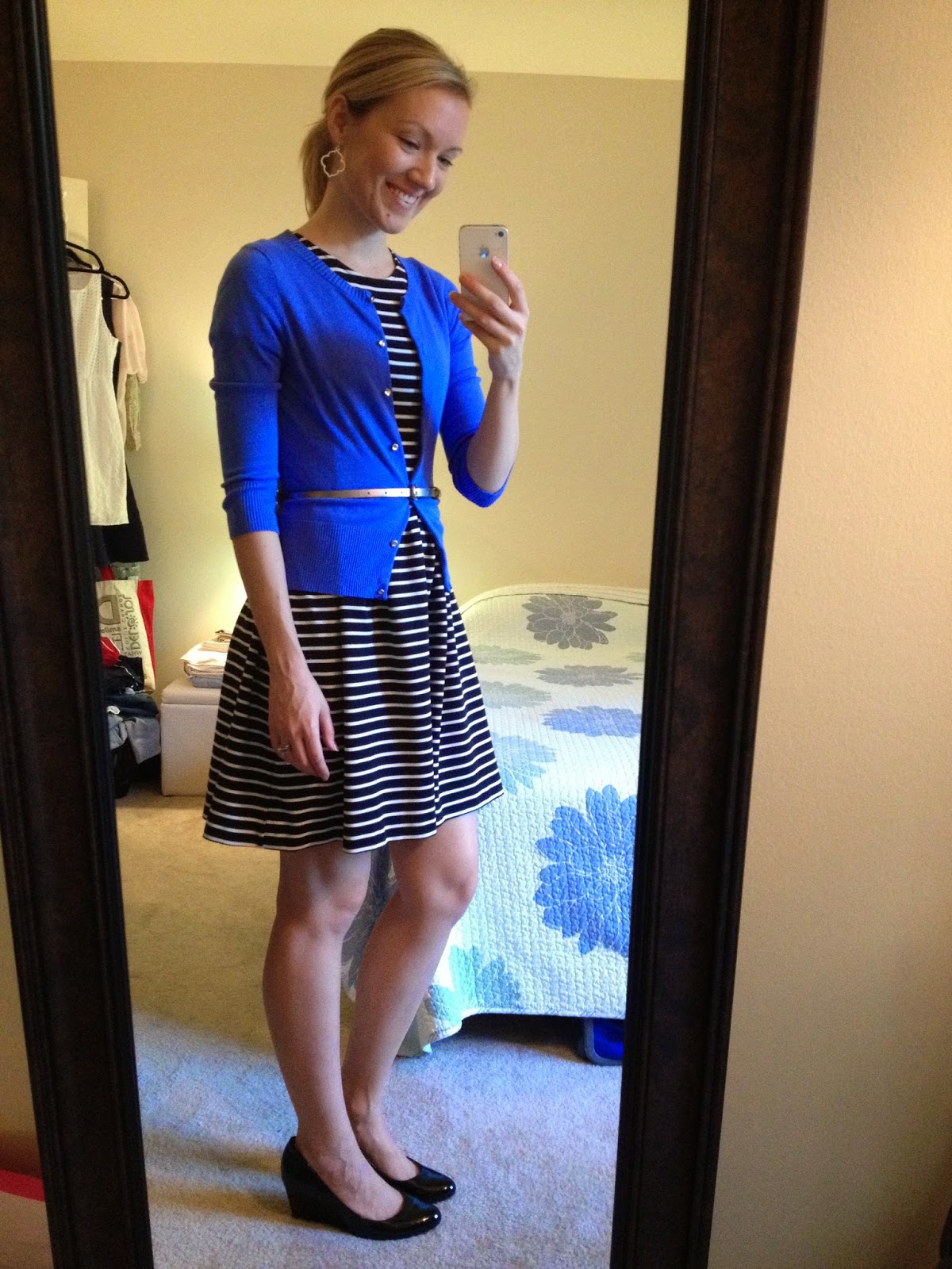 A Little Bit of WoWe Teacher Style Striped Dress