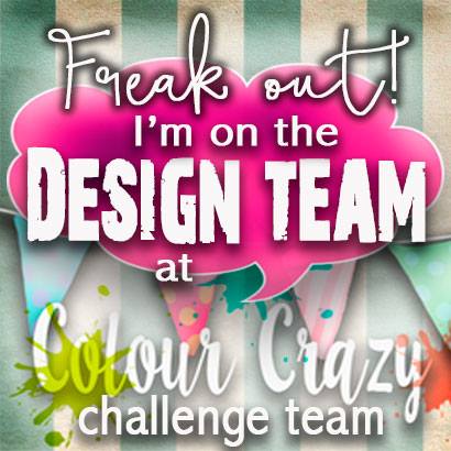 Ich bin im Designteam von Colour Crazy seit Dezember 2018.