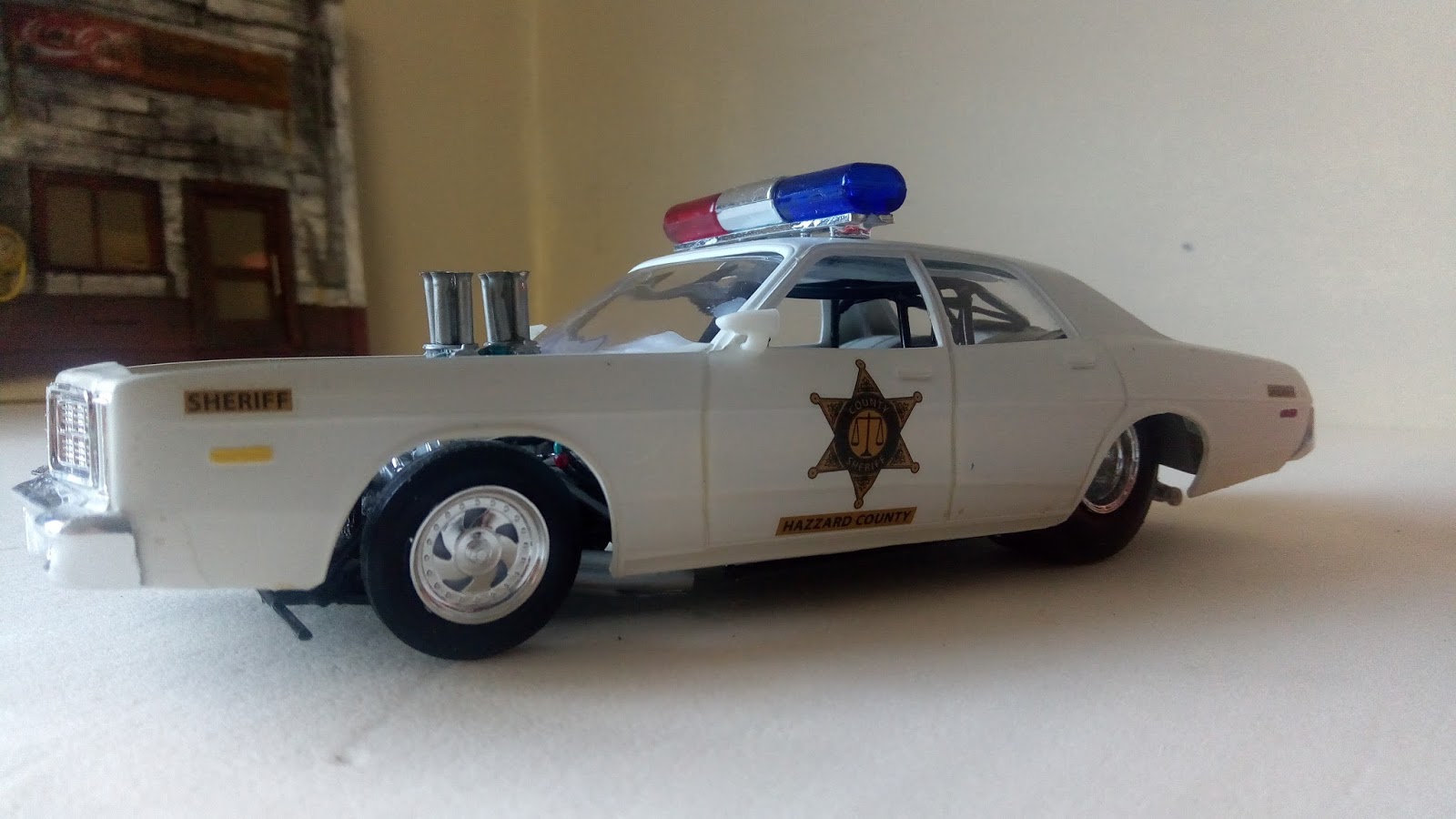 Maquettes Roscoe police car Prostreet Gaskustoms