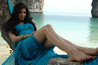 Sruthi Hassan In Blue Dress