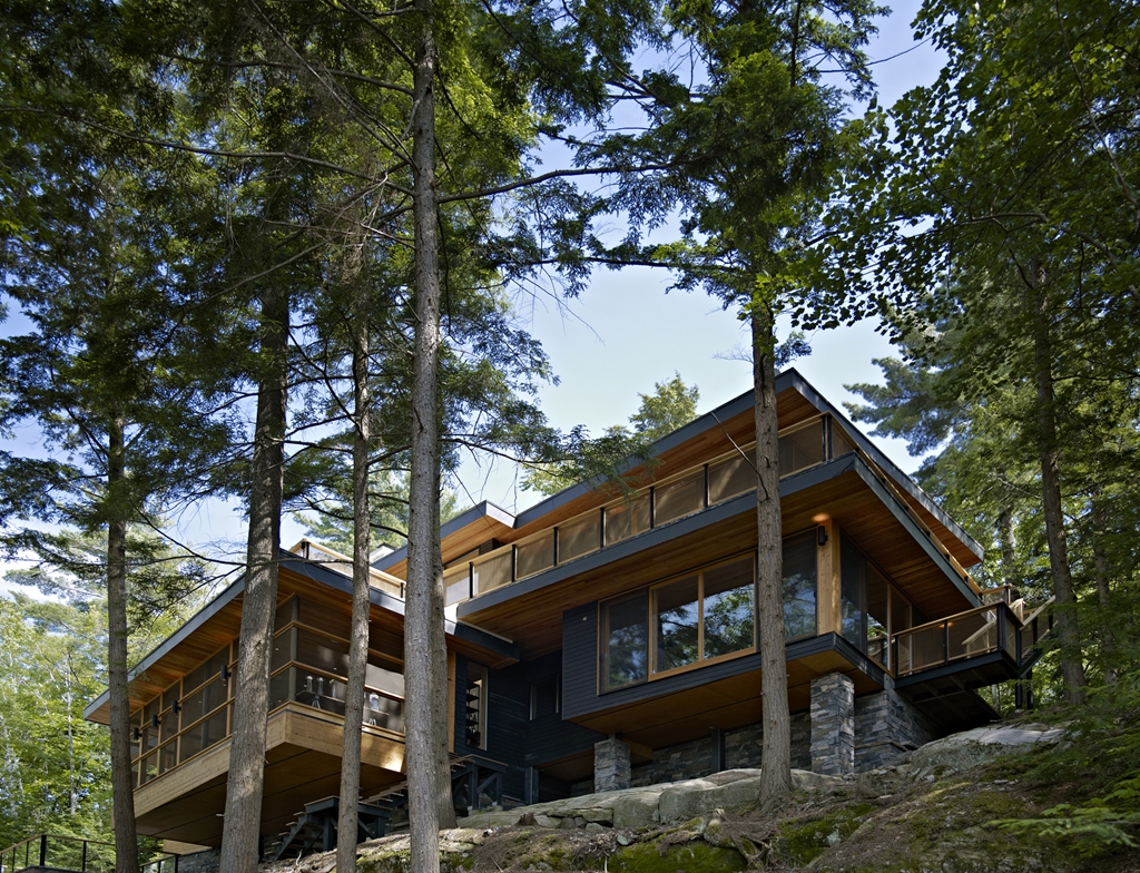 Forest House Lake Joseph Cottage by Altius Architecture, Seguin Township, Ontario Forest House Lake Joseph Cottage by Altius Architecture, Seguin Township, Ontario