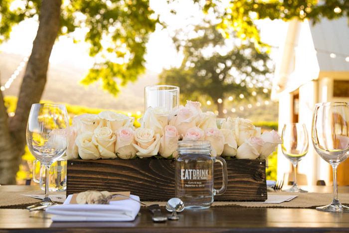 Intimate Outdoor Vineyard Wedding