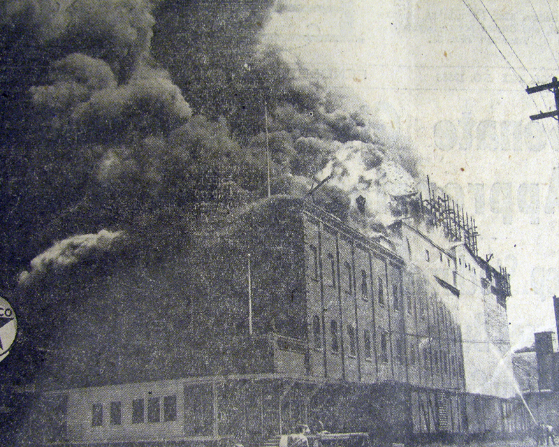 Out of the Vault Explosion, fire demolish Pendleton flour mill