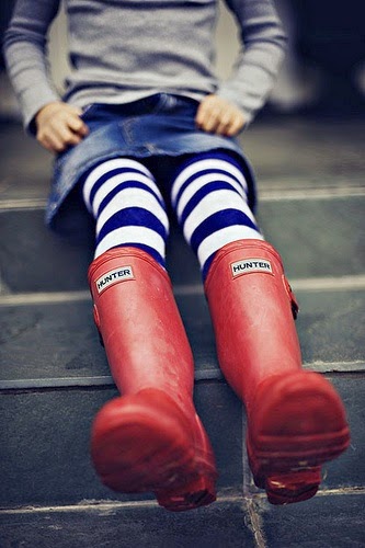 the boo and the boy: hunter wellies (for big and small)