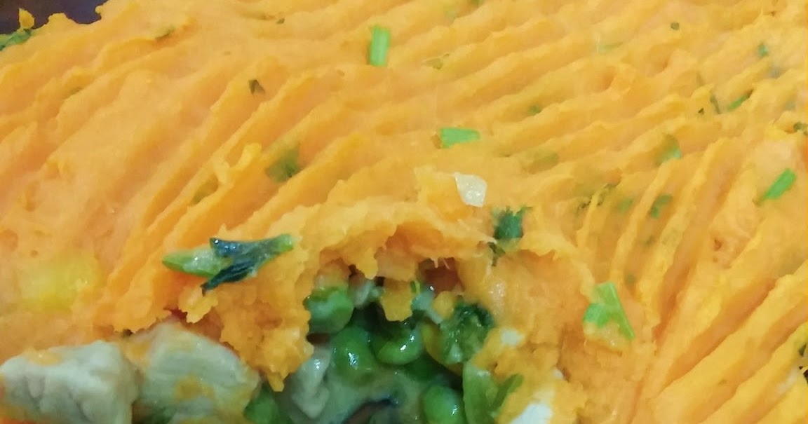 Pork Pot Pie with Sweet Potatoes Joy 'N' Escapade