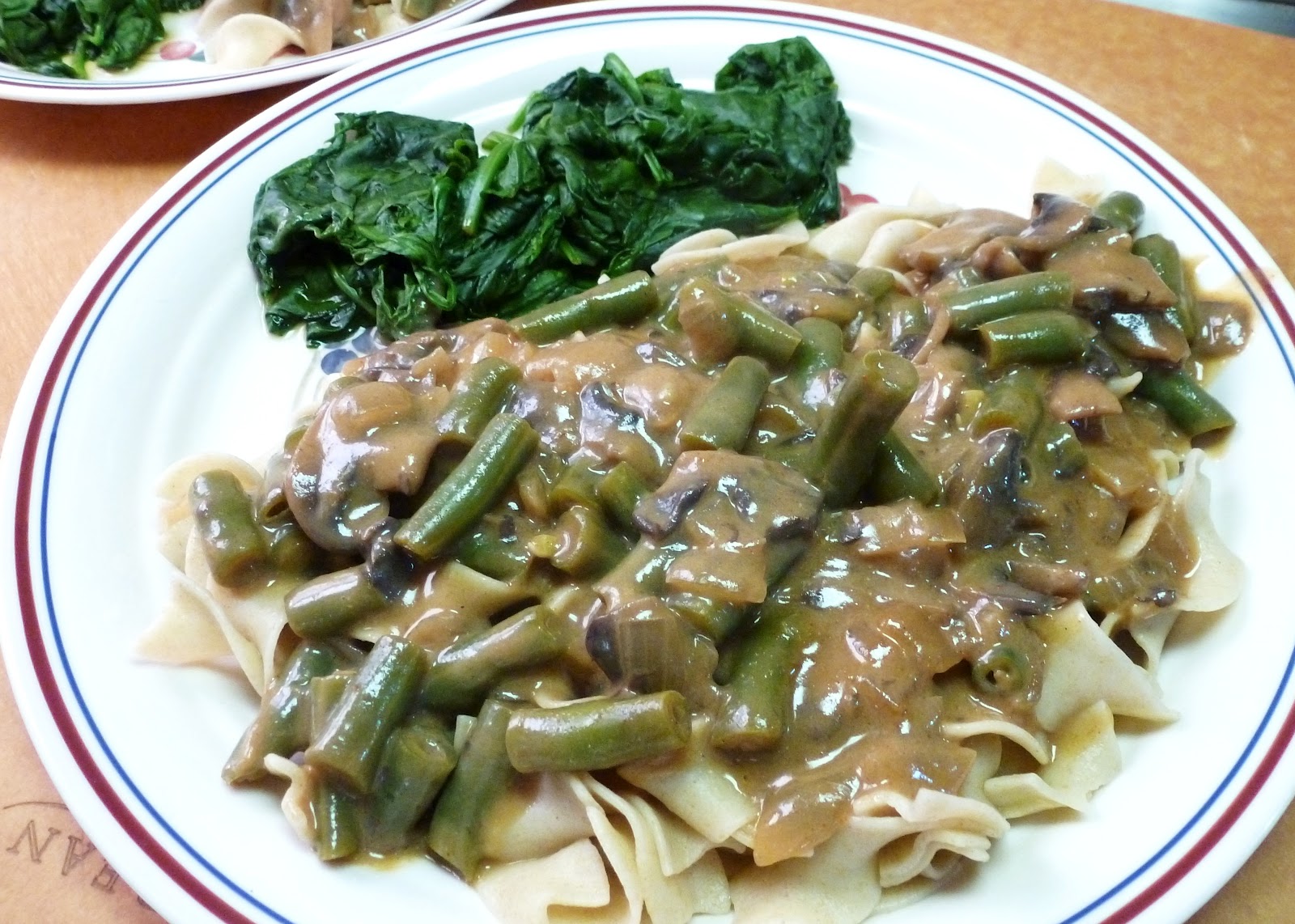 My Adventures Testing 1000 Vegan Recipes Green Bean & Mushroom Stroganoff