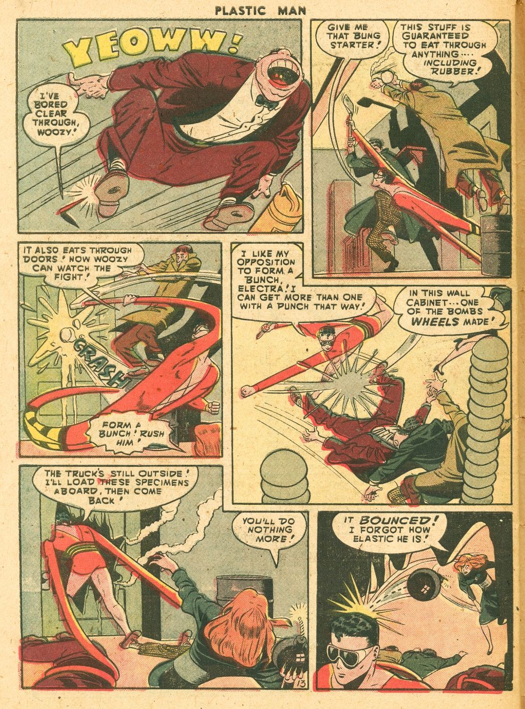 Read online Plastic Man (1943) comic -  Issue #10 - 48
