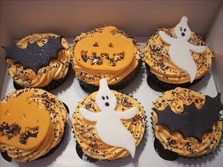 Cupcakes de Halloween con Fantasmas