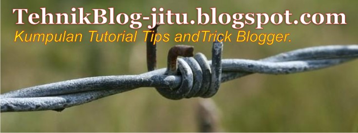 Tehnik ngeblog Jitu