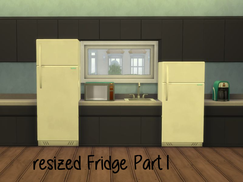 Sims 4 CC's The Best Resized Fridge Part1 by ChiLlis Sims