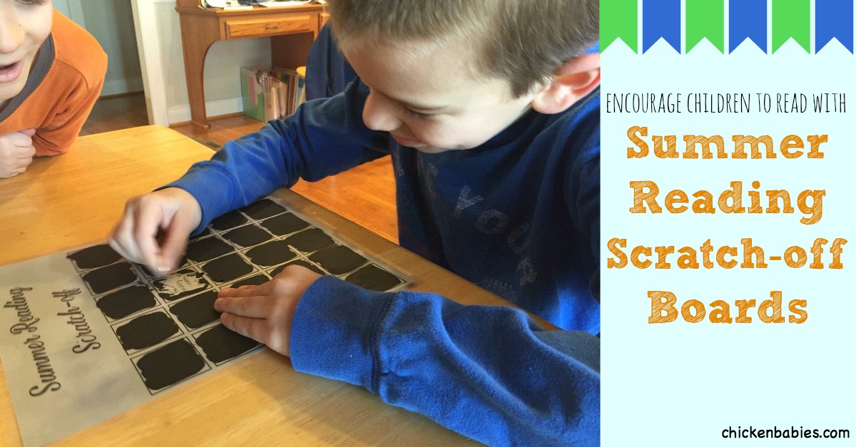 chicken babies Summer Reading Scratchoff Boards