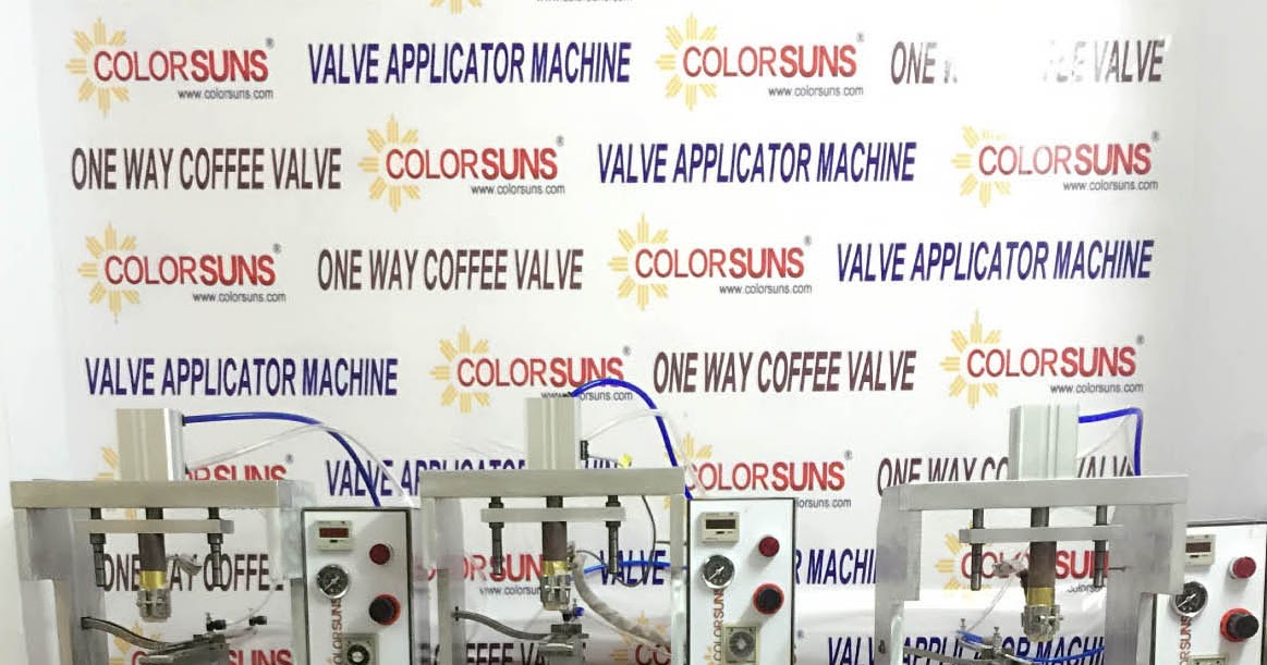 Color Suns I Coffee Valve & Coffee Bag & Valve Applicator 56. Color