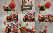 Feliç dia de Sant Jordi!!!!!! Ingredientes. Lenguas de gato rojas (roses de sant jordi collage blog)