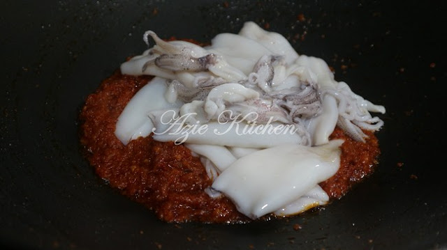 Sambal Tumis Sotong 