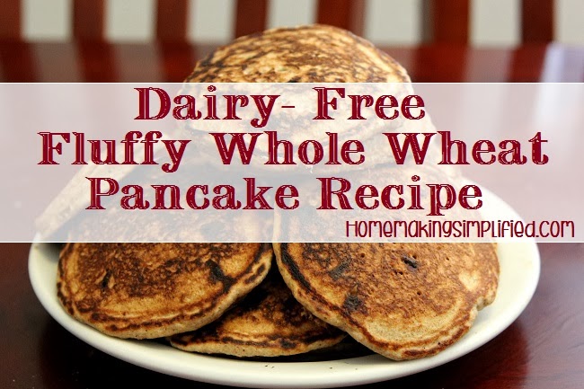 Fluffy Whole Wheat Pancake Recipe