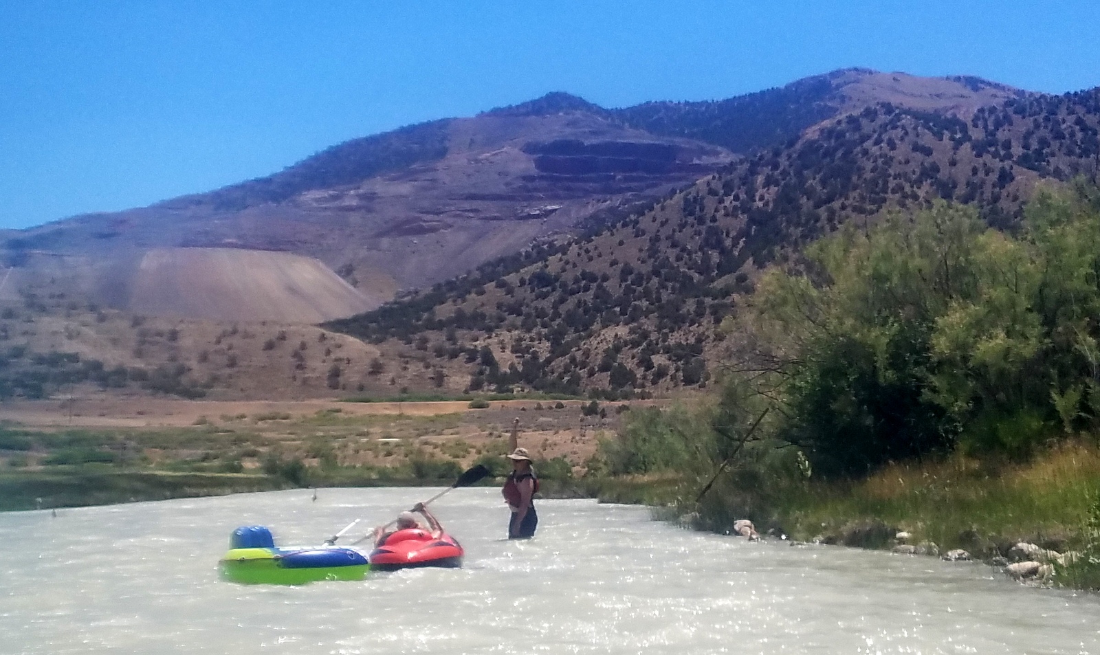 Desert Survivor Floating the Sevier RiverLeamington Canyon Utah