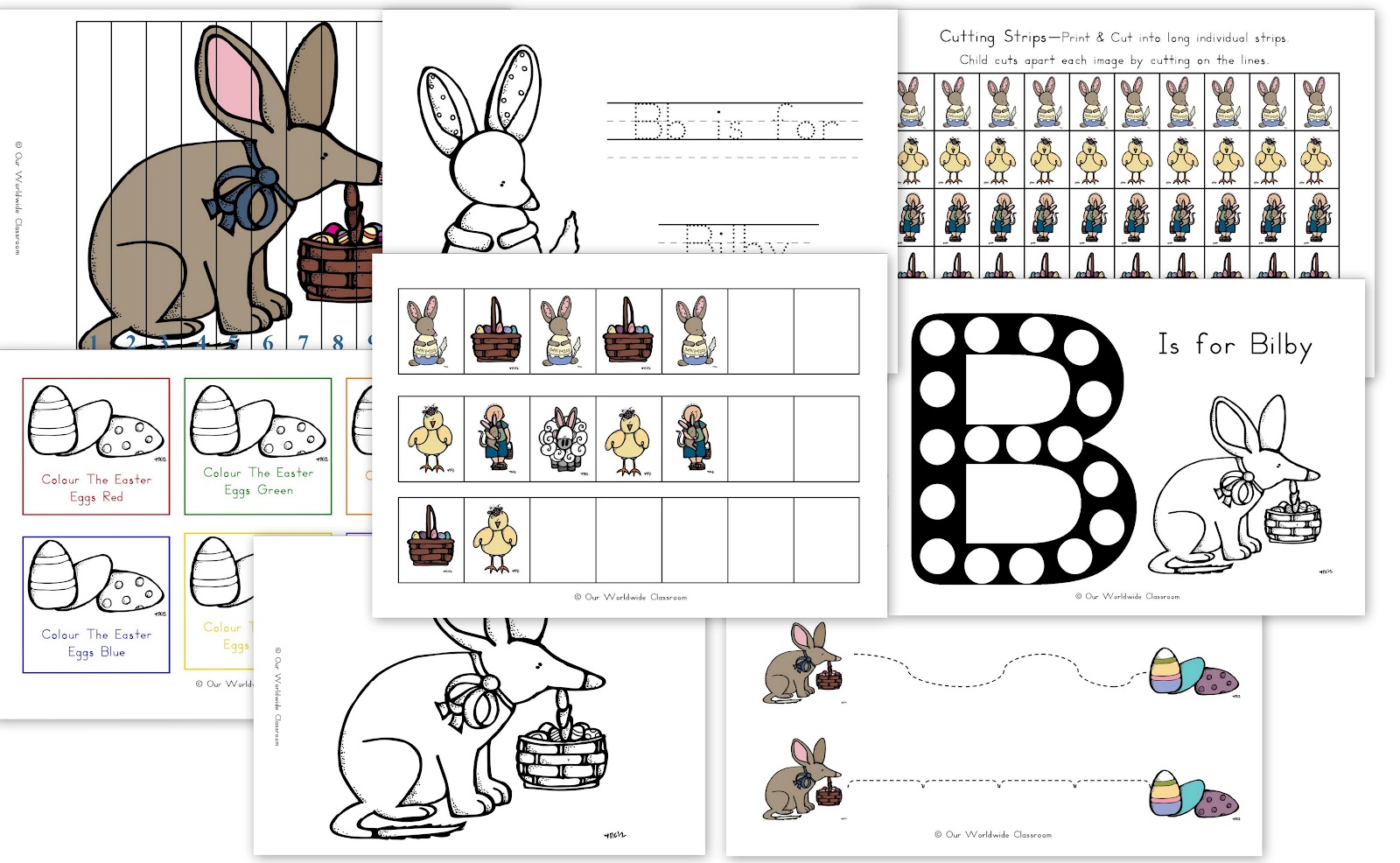 easter bilby coloring pages - photo #24