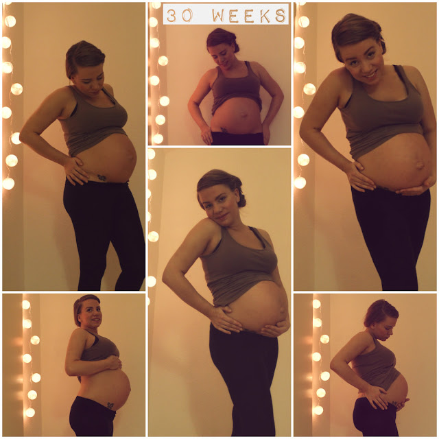 30 weeks pregnant belly 