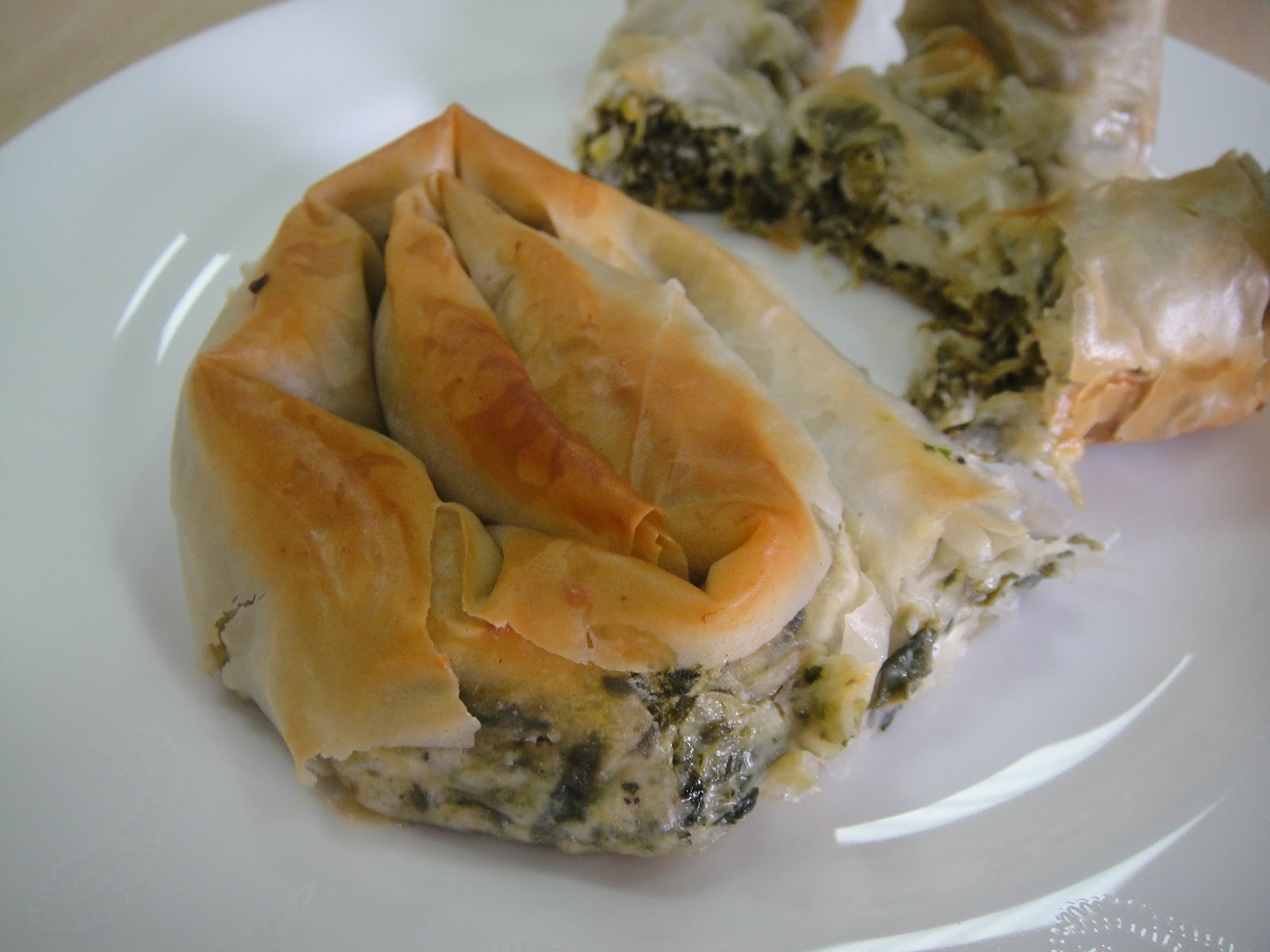 Maryam's Culinary Wonders 94. Greek Spinach Fillo Pie Rolls