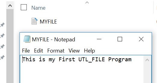 Oracle Sql Pl Sql Oracle Utl File