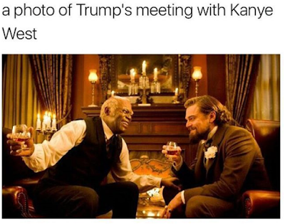 1h Lol. Social media reacts to Kanye West's visit with Donald Trump