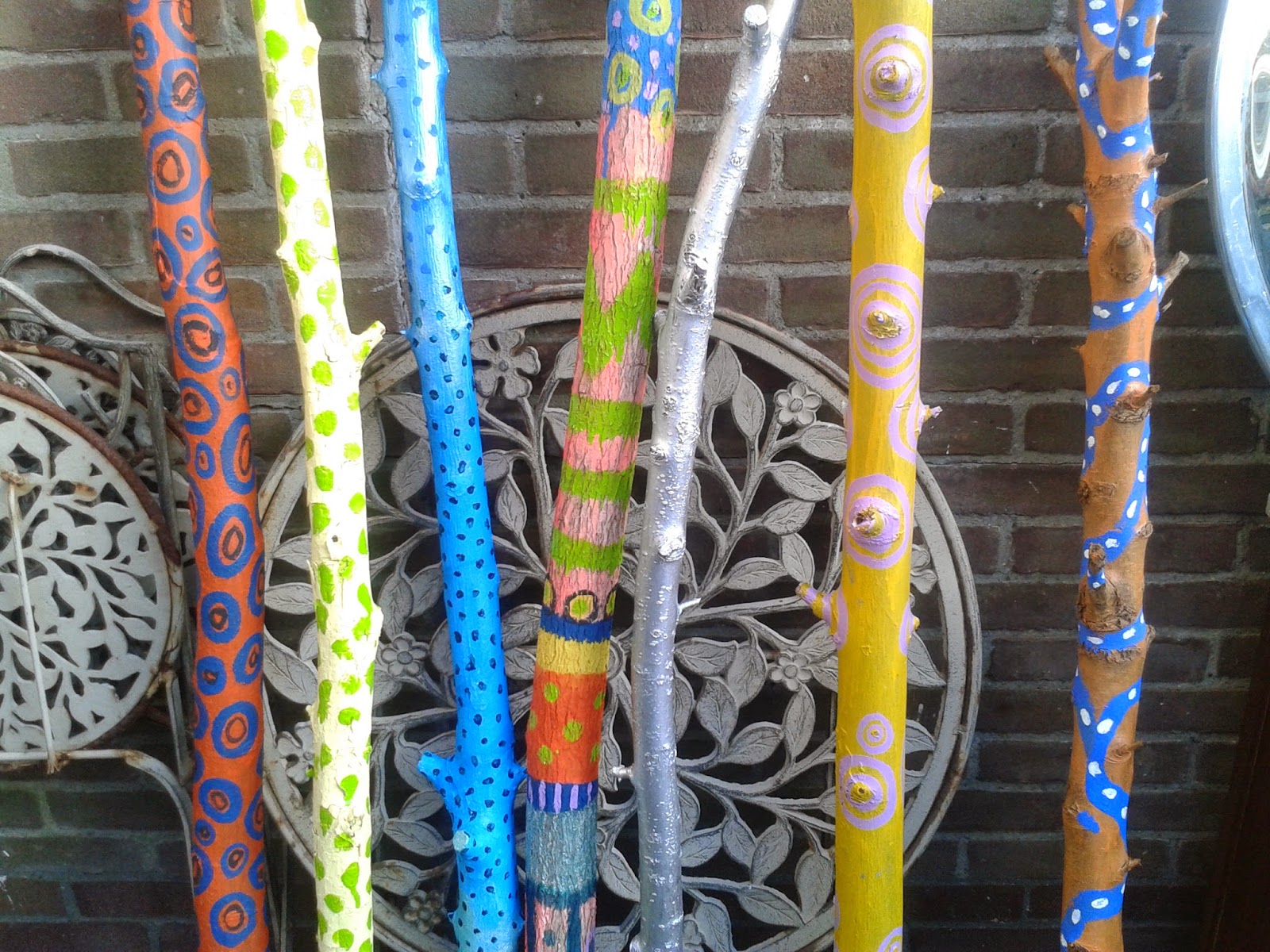 Double Dutch stories Pole Painting