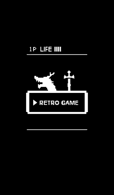 Retro Game 2 / Black & White