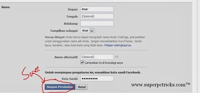 How To remove Last Name In Facebook Profile ~ Computer tips and tricks 2020