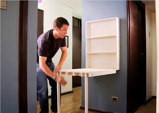 muebles inteligentes: EL ESCRITORIO PLEGABLE