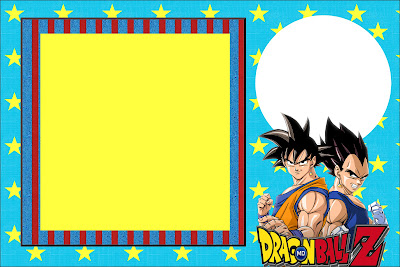 Dragon Ball Z - Kit Completo com molduras para convites, rótulos para  guloseimas, lembrancinhas e imagens!