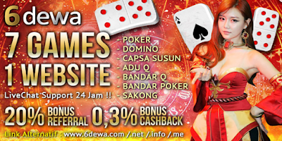 "6dewa Agen Judi Sakong BandarQ Domino99 Capsa Susun Bandar Poker Indonesia"