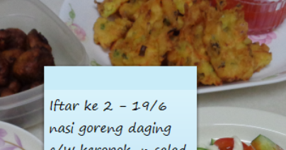 My Kuali: Iftar #2 Cucur udang rangup