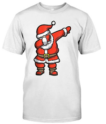 Dabbing Santa T-Shirt - Santa Claus Christmas Tee Classic T-Shirt Hoodie