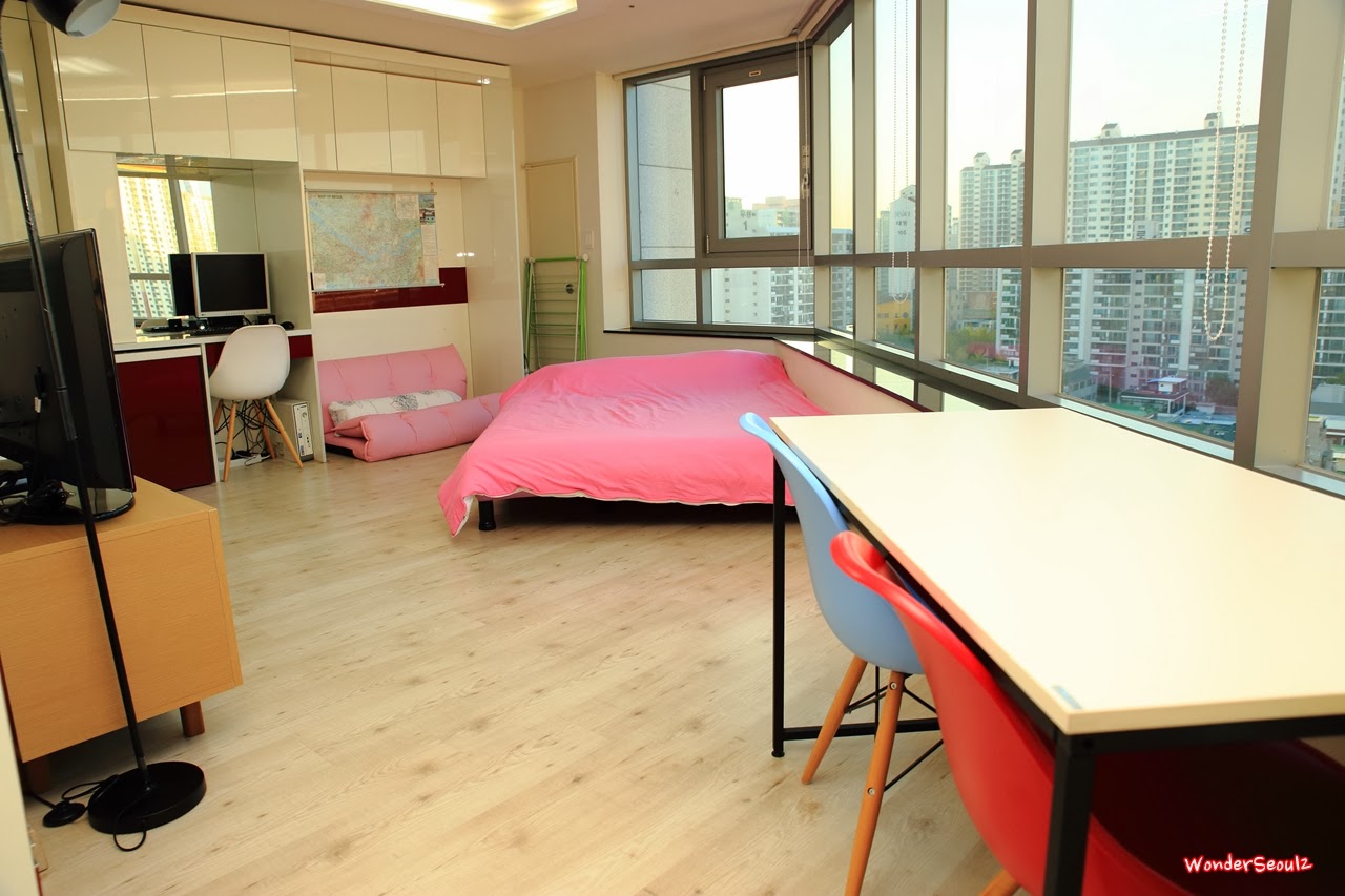 Studio Apartment Rent in Seoul Amazing View, Cozy 1BD Studio