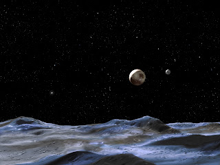 [superficie di un pianeta: o la luna o mercurio]