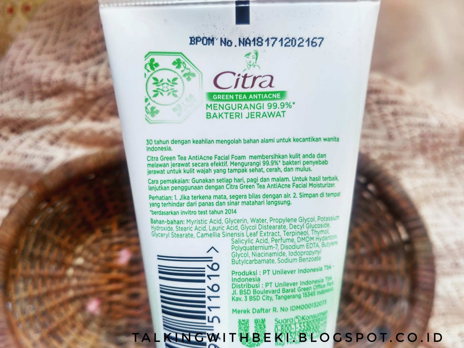 Review Citra Green Tea Anti Acne Series Talking With Beki