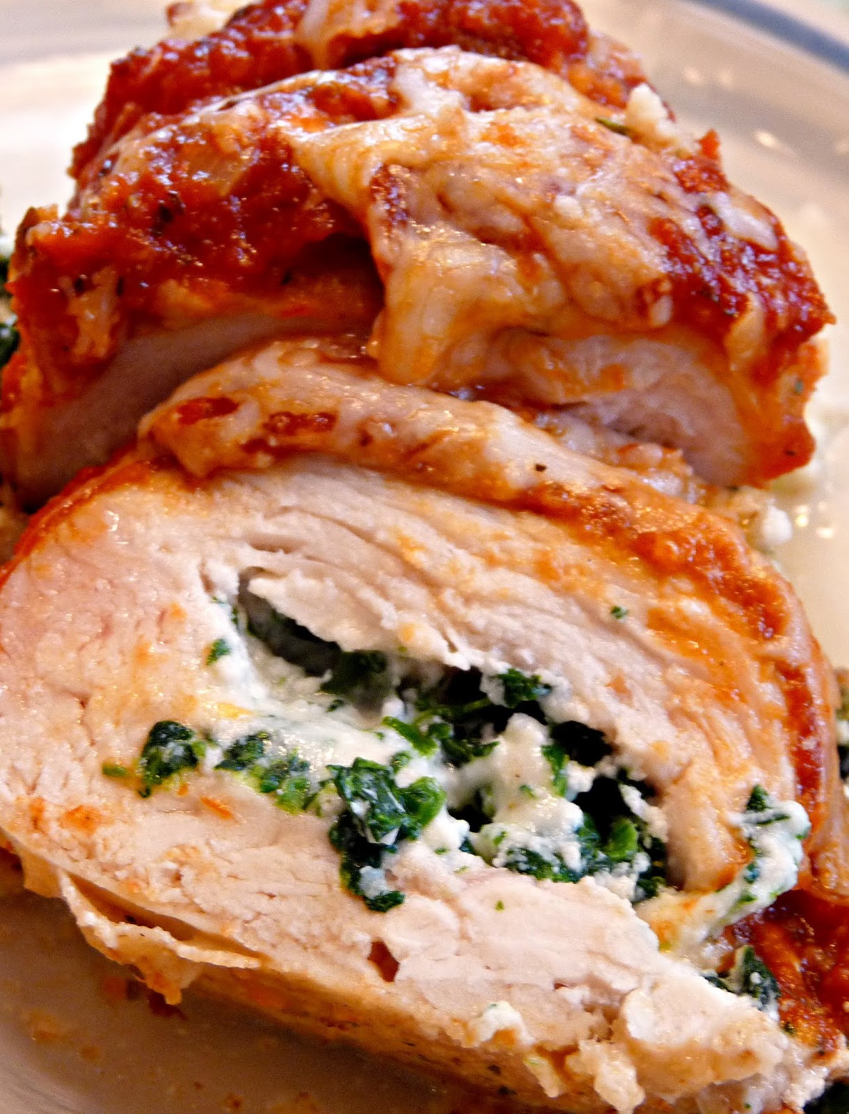 What's for Dinner? Chicken Rollatini with Spinach alla Parmigiana