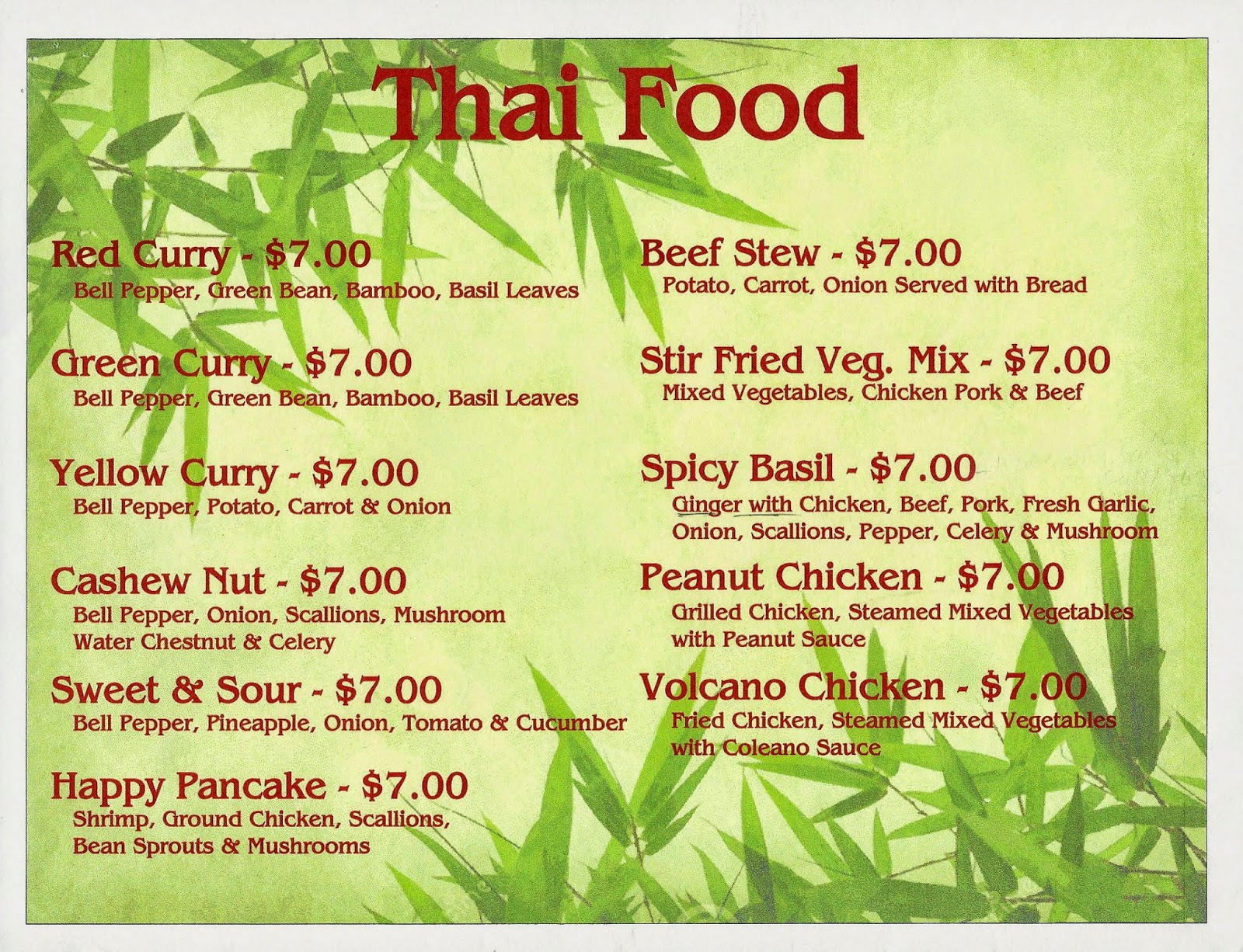 ASIAN NOODLE CATERING MENU FOOD