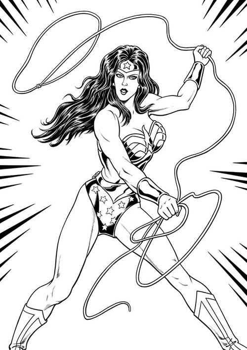 Free Printable Wonder Woman Coloring Pages gtgt Disney