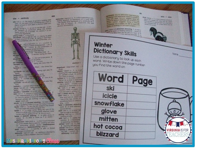 Using The Dictionary Virginia Is For Teachers