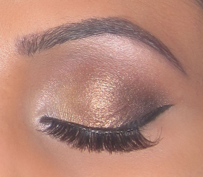 BEAUTY AND THE BLOG Three Toned Gold n Bronze Eye