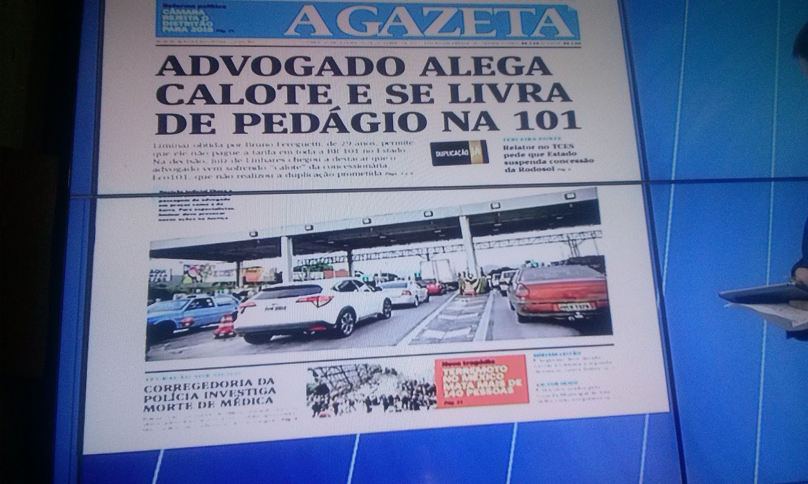 Repórter Paulo Maciel CAPA DO JORNAL