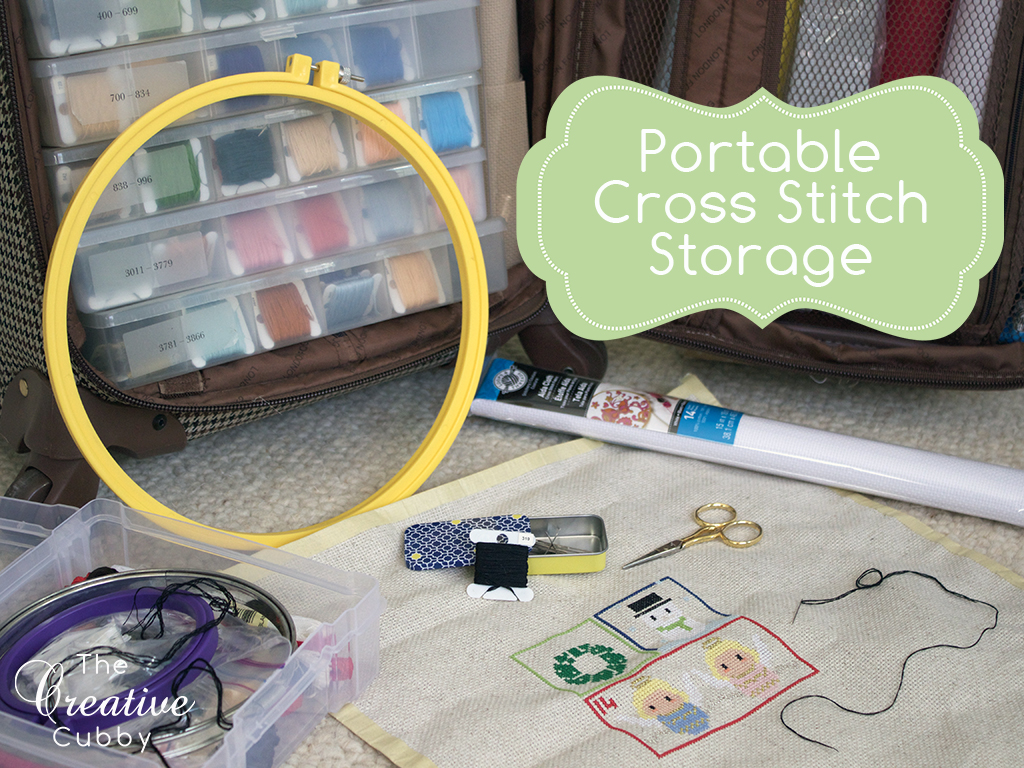 The Creative Cubby Portable Cross Stitch Storage