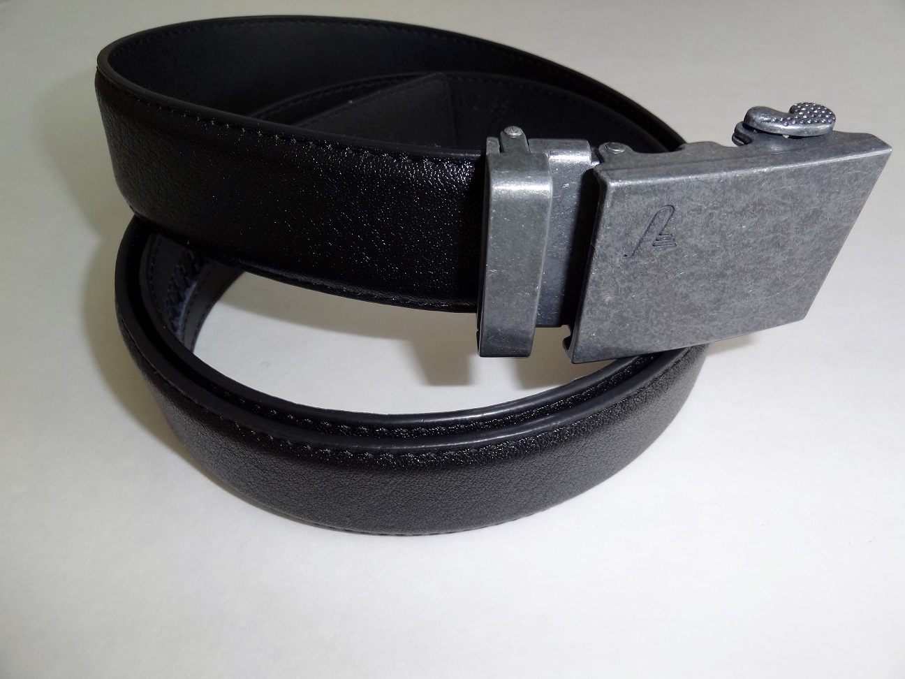 #MissionBelt black leather with Iron buckle