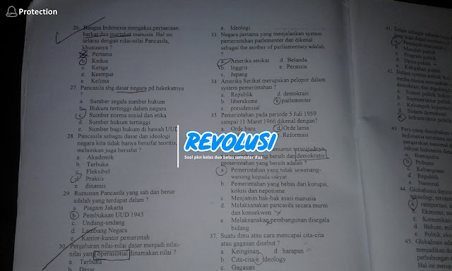 Soal dan Jawaban PKN kelas XII (UAS) Part 2 soal pkn kelas xii semester 2, soal uas pkn kelas xii beserta jawabannya