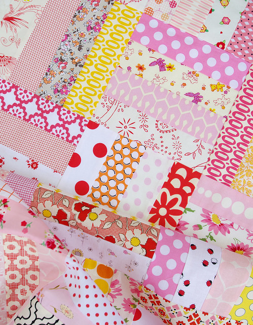 Custom Order Baby Girl Quilt | Red Pepper Quilts